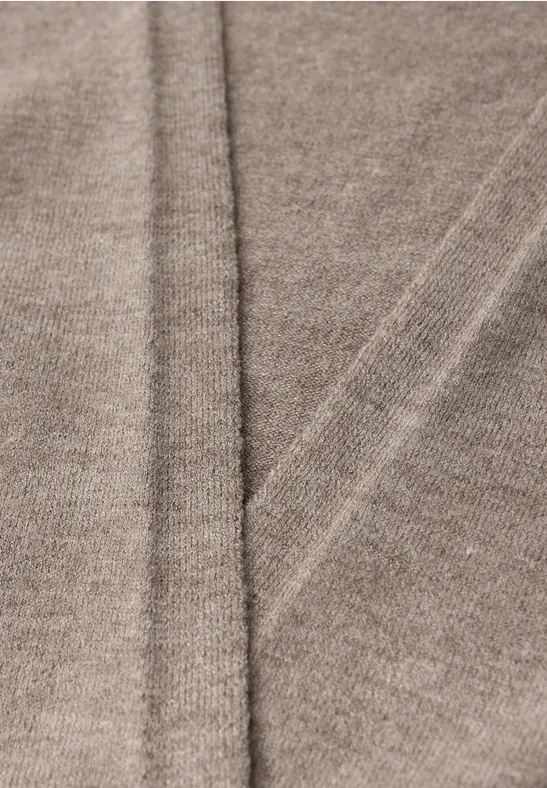 Offener Cardigan mocha dream mel.