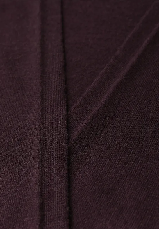 Offener Cardigan jazz berry