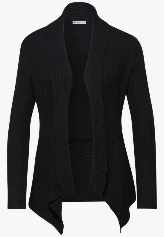 Cutline Cardigan Black