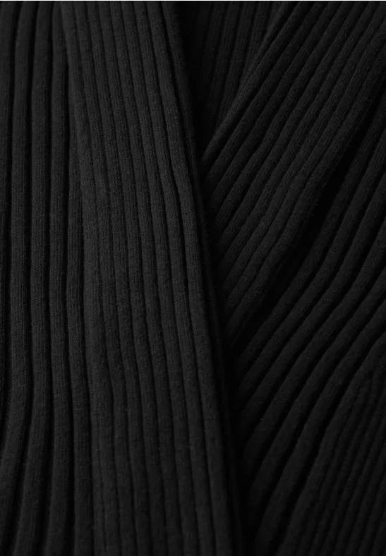 Cutline Cardigan Black