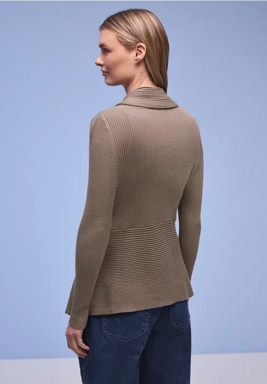 Cutline Cardigan light terra mocha