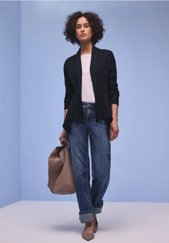 Cutline Cardigan shadowed navy