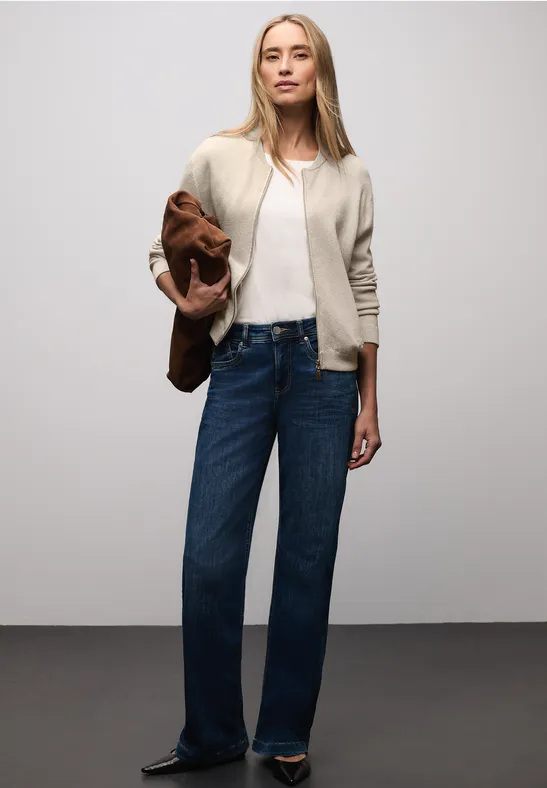 Glitzer Cardigan lucid white