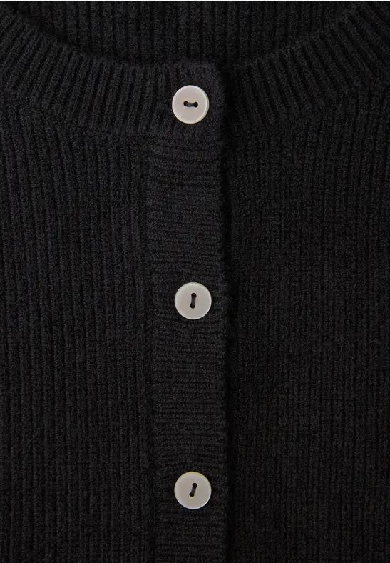 Kuschelige Weste Black