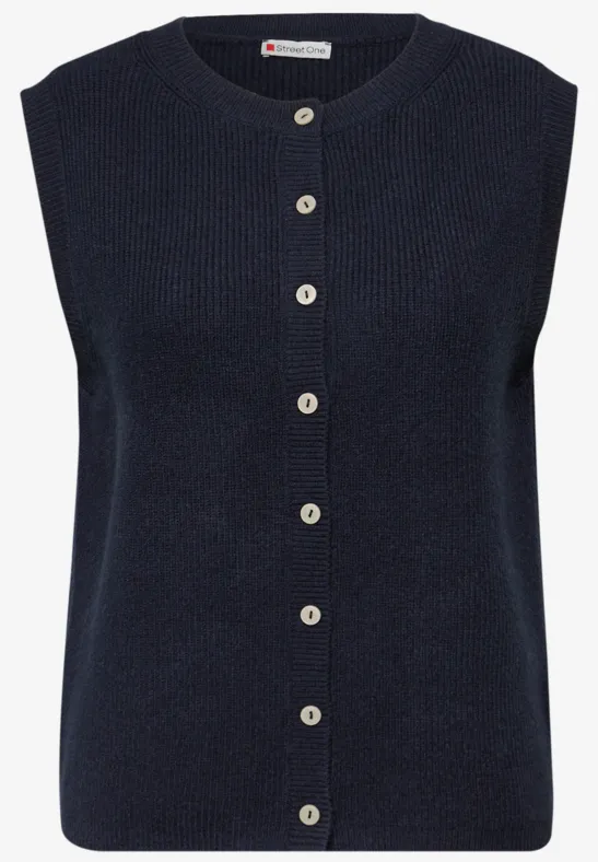 Kuschelige Weste shadowed navy