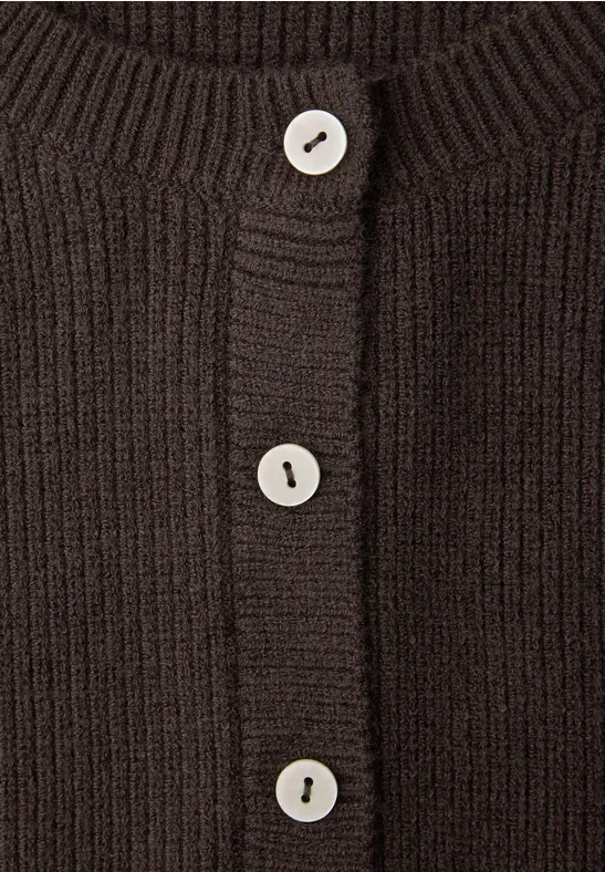 Kuschelige Weste molten earth