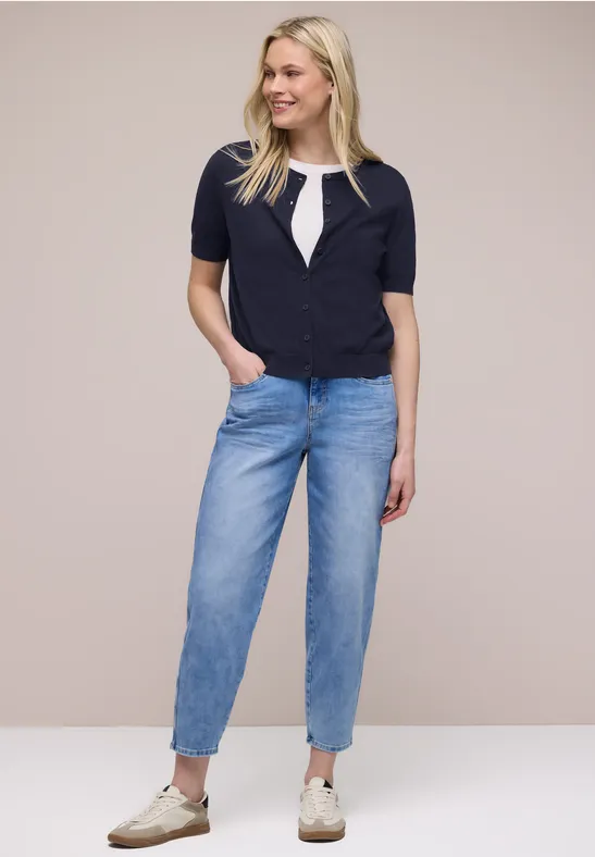 Cardigan en couleur unie shadowed navy