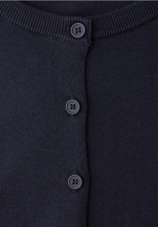 Cardigan en couleur unie shadowed navy