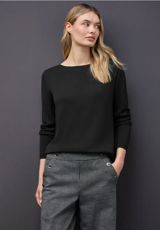 Strickpullover Black