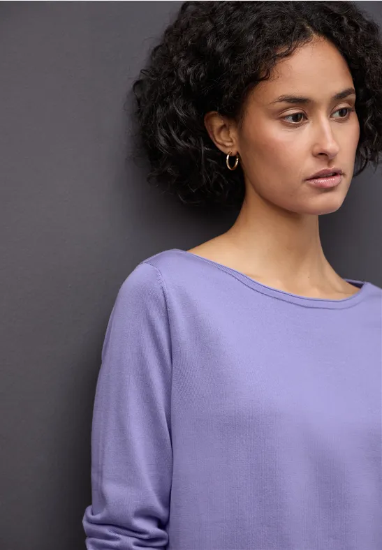 Strickpullover viola lilac