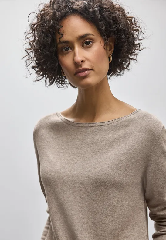 Strickpullover toffee crunch mel.