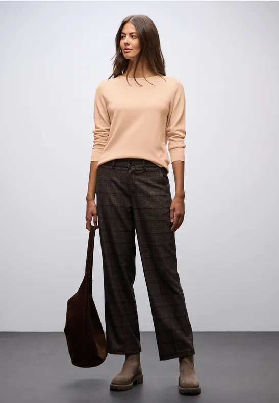 Weicher Strickpullover apricot blush