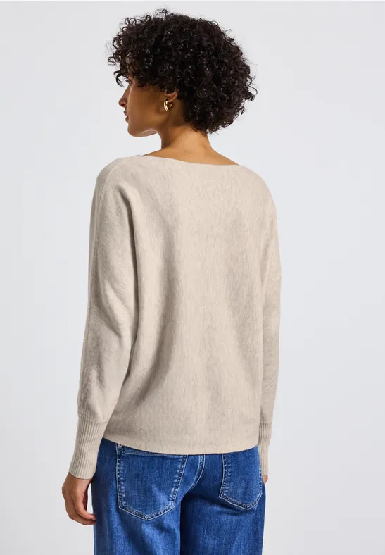 Dolman Pullover tusk cream mel.