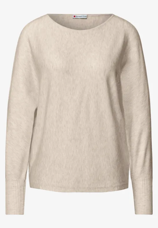 Dolman Pullover tusk cream mel.