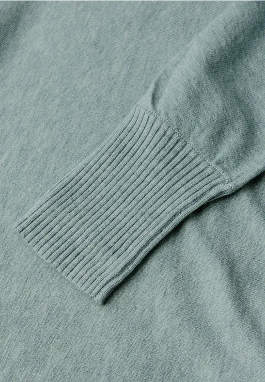 Dolman Pullover nile blue mel.