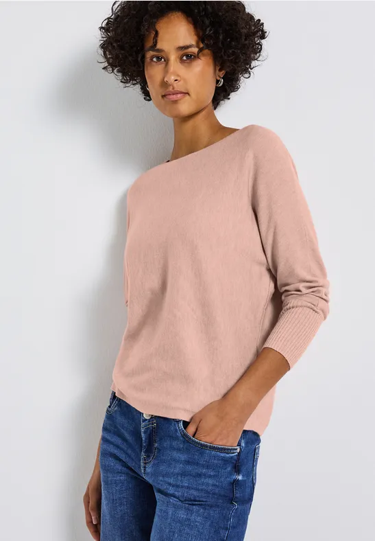 Dolman Pullover faded rose mel.