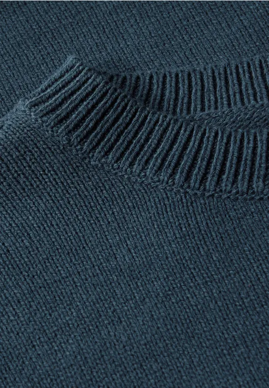 Rundhals Pullover tide blue