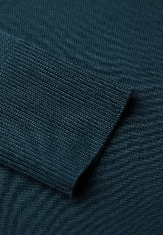 Basic Pullover tide blue