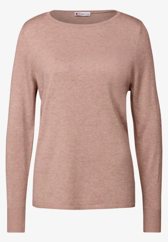 Basic Pullover faded rose mel.