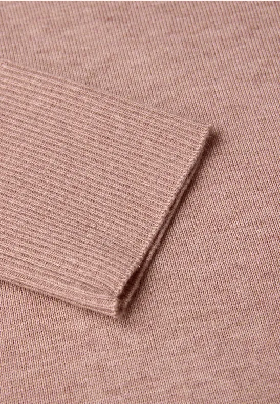 Basic Pullover faded rose mel.