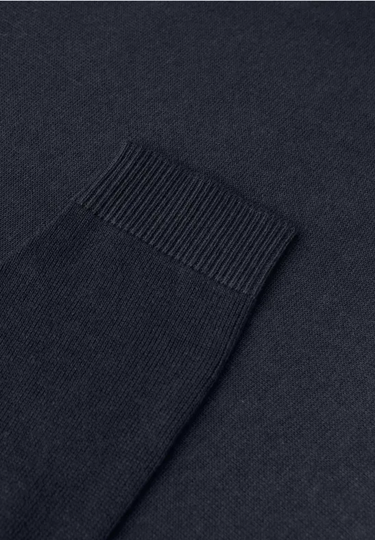 V-Neck Pullover deep blue