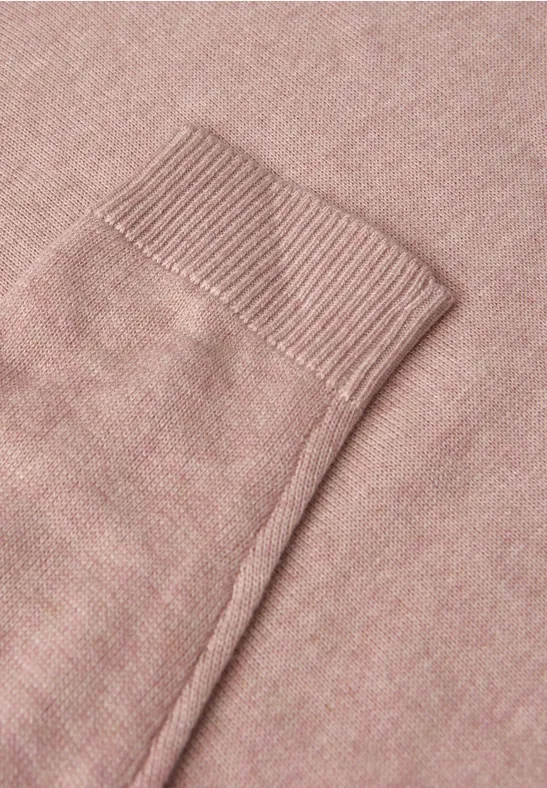 V-Neck Pullover faded rose mel.