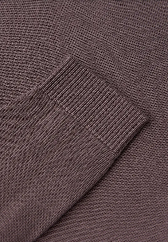 V-Neck Pullover dusty mauve