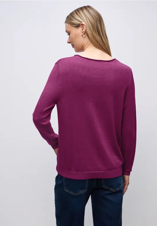 V-Neck Pullover berry paradise