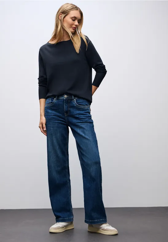 Pull basique deep blue