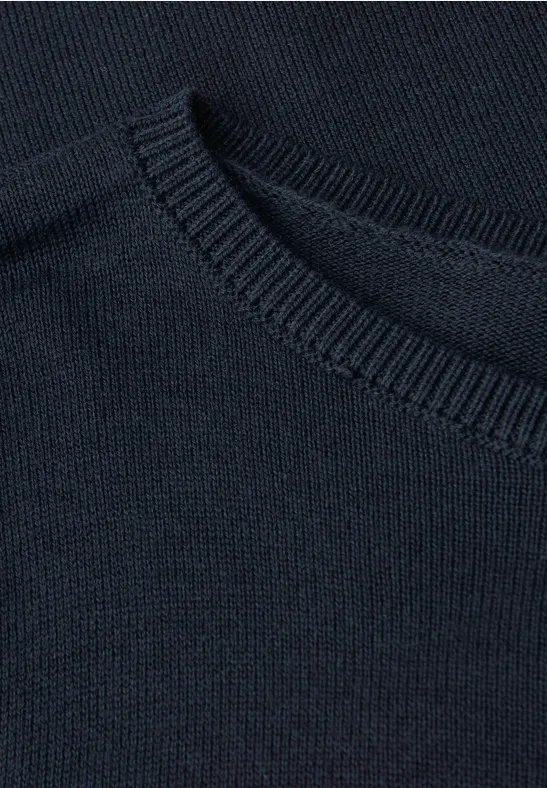 Pull basique deep blue