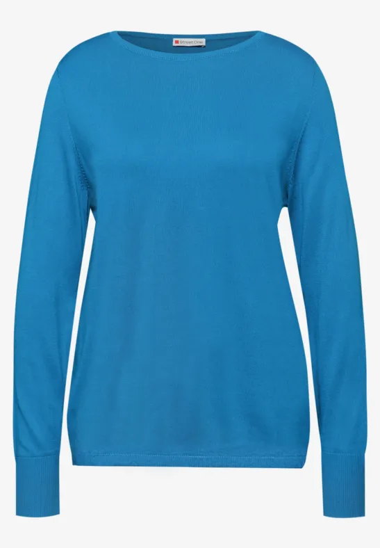 Basic Pullover polaris blue