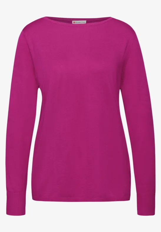 Basic Pullover rush pink