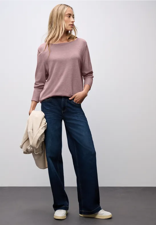Basic Pullover soft mauve mel.