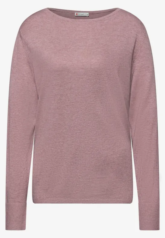 Basic Pullover soft mauve mel.