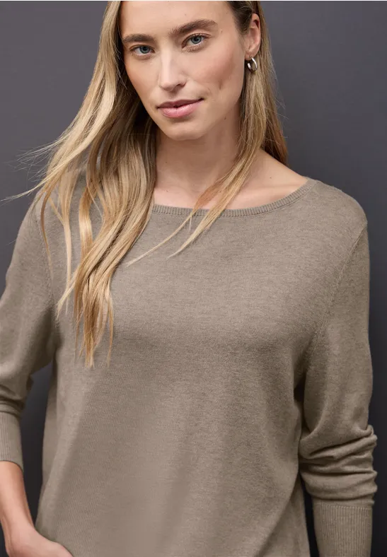 Pull basique mocha dream mel.