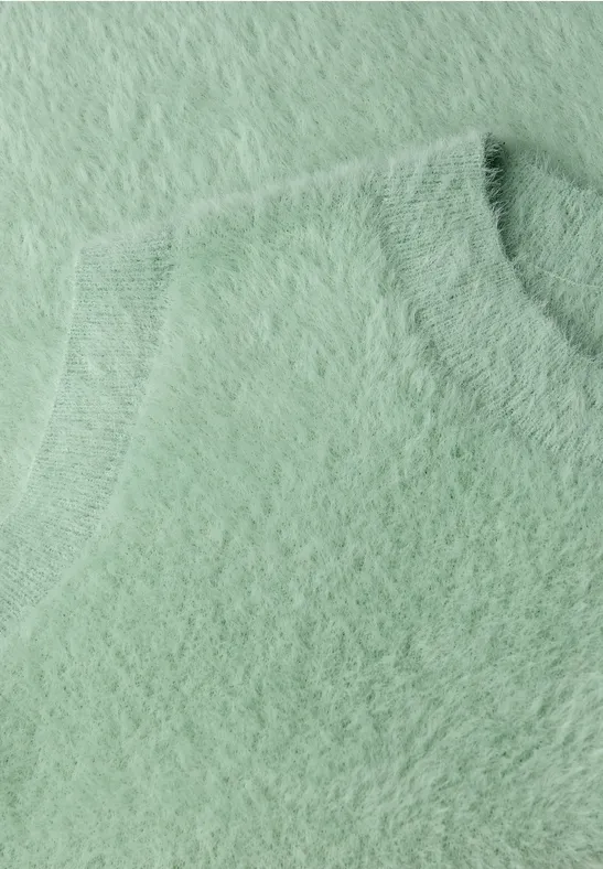 Ärmelloser Pullover serene green