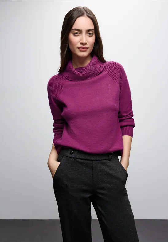 Pullover mit Stehkragen berry paradise