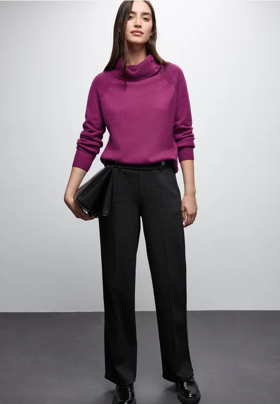 Pullover mit Stehkragen berry paradise