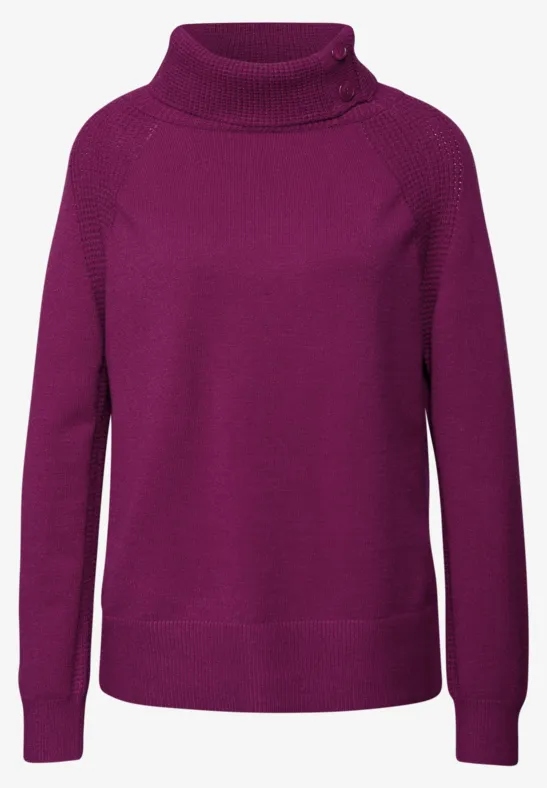 Pullover mit Stehkragen berry paradise