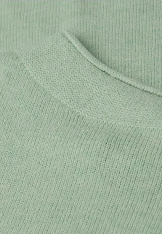 Ärmelloser Pullover serene green mel.
