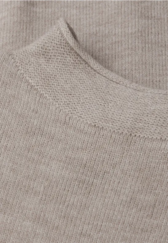 Ärmelloser Pullover sandstone mocha mel.