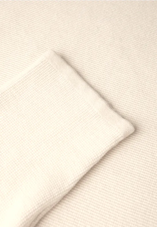 Strukturpullover soft beige