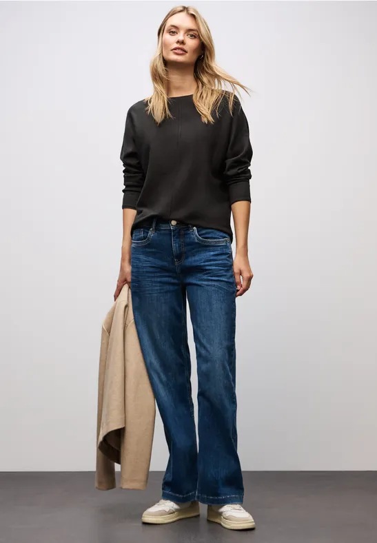 Basis Dolman-trui darkest brown