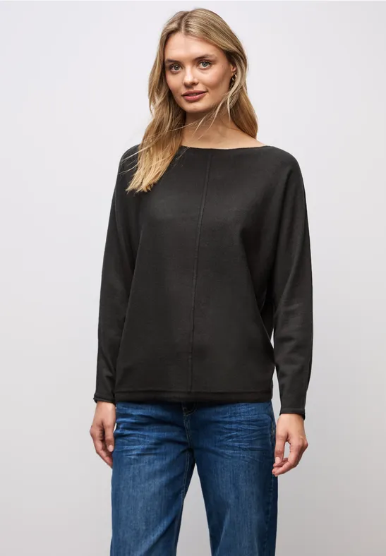 Basis Dolman-trui darkest brown