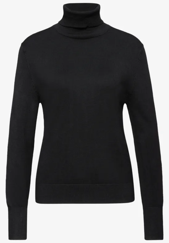 Trui met col Black