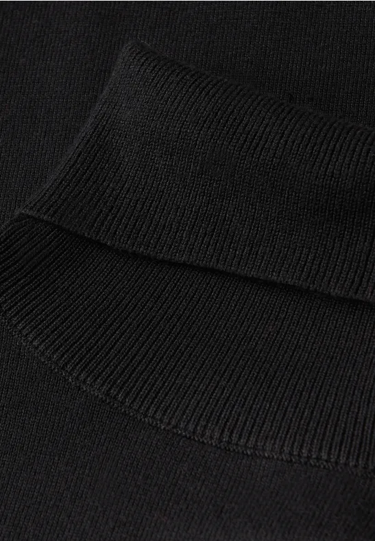 Trui met col Black