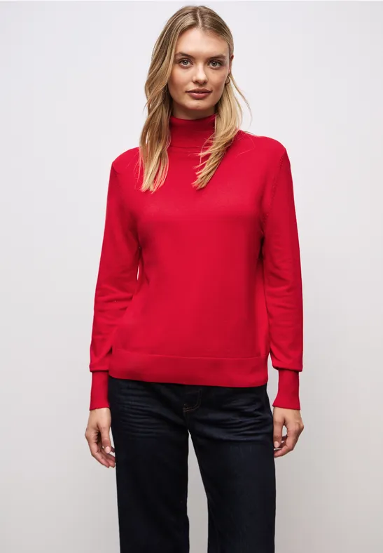 Trui met col racing red
