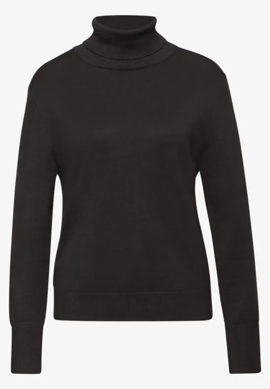 Trui met col darkest brown