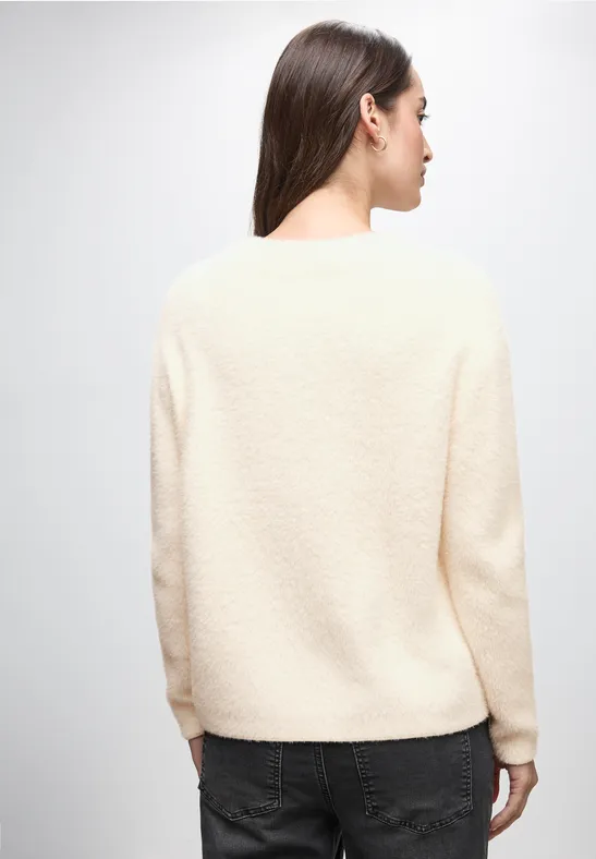 Federgarn Pullover soft beige