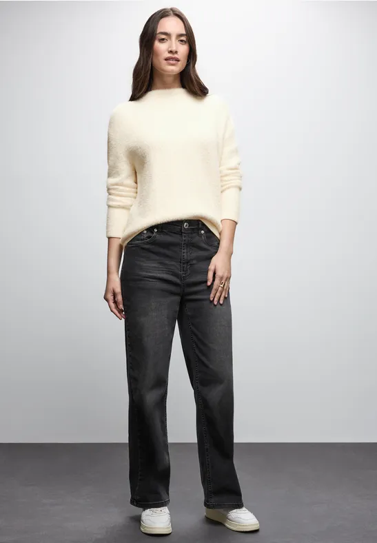 Federgarn Pullover soft beige
